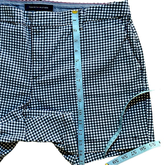 Tommy Hilfiger Checked Print blue and white shorts Sz: 16 - Picture 7 of 9